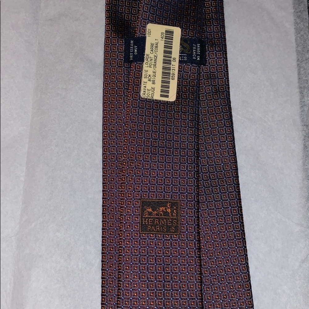 Hermès men tie - Picture 5 of 5